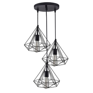 
                  
                    Lexton Diamond Cluster Pendant Light, Home Decor Items, Hanging Ceiling Decorative Chandelier Home, Living Room, Indoor Outdoor Jhumar Lighing, 40 Watts,(Bulb Not Included, Black)
                  
                