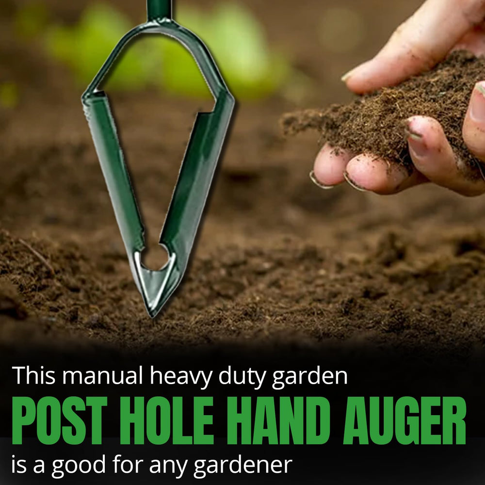 
                  
                    Klassic Post Hole Hand Auger | 4" Drill Size | Used for Plantation | Fence Post Manual Digging | Soil Auger | for Planting Trees, Seedlings, Bedding Plants, Deep Cultivating, Digging Seeds
                  
                