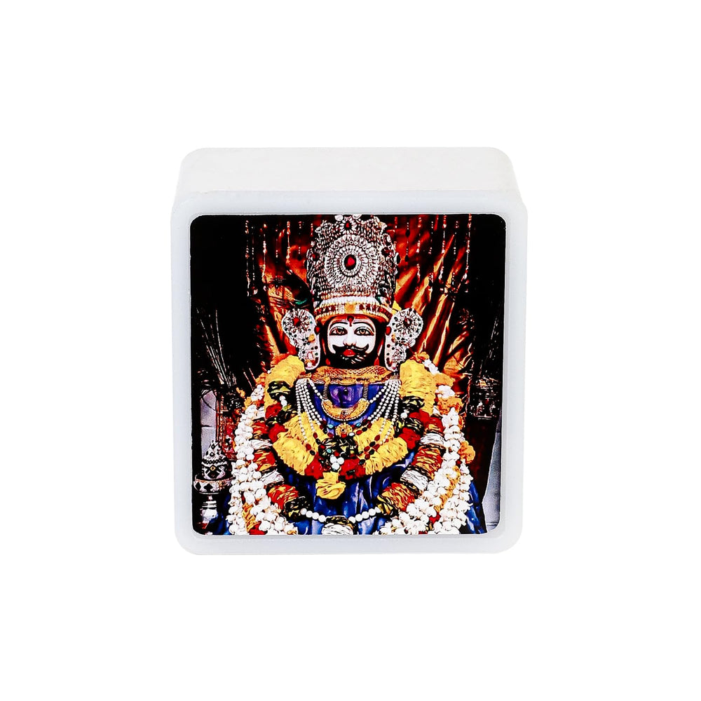
                  
                    Lexton Khatu Shyam Fancy LED Night Lamp Light with 2 Pin Socket for Spiritual Ambiance, 0.5 Watt, 230v (Warm White, Pack of 1)
                  
                