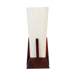 
                  
                    Lexton Wooden 'Pyramid' Table LED/CFL Lamp for Bedroom & Living Room (14 Inch, Wood, Without Bulb, Pack of 1) |Bedside Table Lamp Side Table Lamps for Home Decoration Office Side Lamp
                  
                