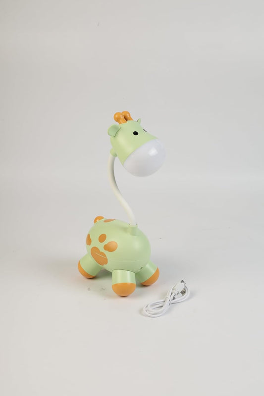 Lexton 9.5-Inch Giraffe LED Table Lamp | Rechargeable Kids Study & Reading Light