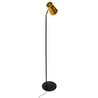 Lexton DIY Vintage Floor Lamp | Black Metal Standing Lamp with E27 Base (Bulb Not Included)**