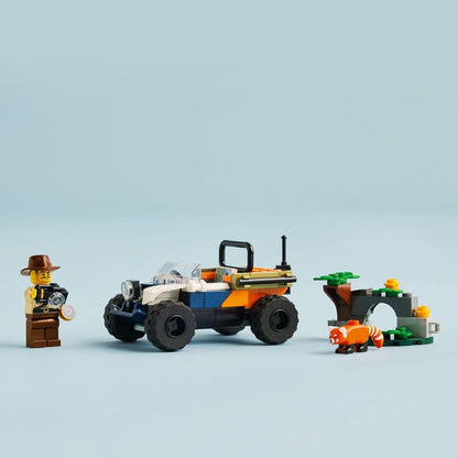 LEGO City Jungle Explorer ATV Red Panda Mission Toy 60424 for Kids (Box Condition Damaged, Product Fine)
