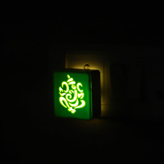 Lexton Ganesh Ji LED Night Lamp – Spiritual Ambiance, Warm White