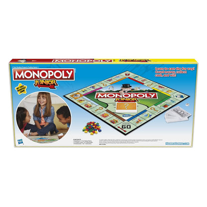 Monopoly Kid’s Junior Board Game – Fun and educational board game designed for kids aged 5 and above.