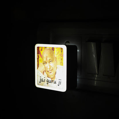 Lexton Guruji LED Night Lamp – Warm White, Spiritual Home Decor, 0.5W