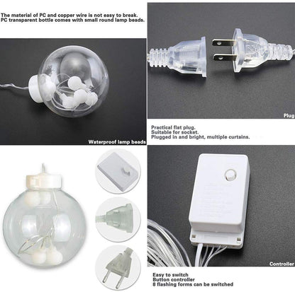 Lexton 8.2 Feet Wish Ball Curtain String Light
