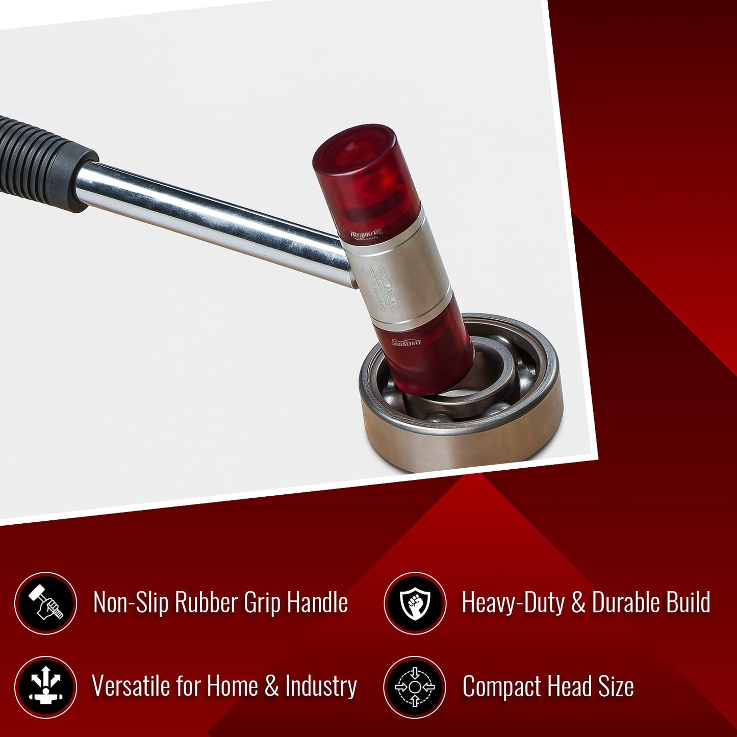 Spartan 20mm Soft Face Hammer | Dual Head Acetate Mallet Tool