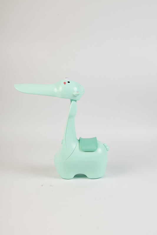 Lexton 10.5-Inch Alpaca Folding LED Table Lamp | Rechargeable Kids Study Lamp with Pen Holder