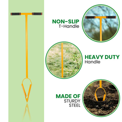 Klassic 4" Dual Blade Manual Post Hole Digger – Garden & Planting Tool