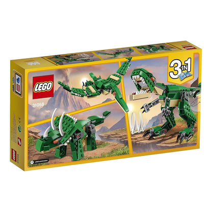 LEGO Creator 3in1 Mighty Dinosaurs Building 31058 (Box Condition Damaged, Product Fine)