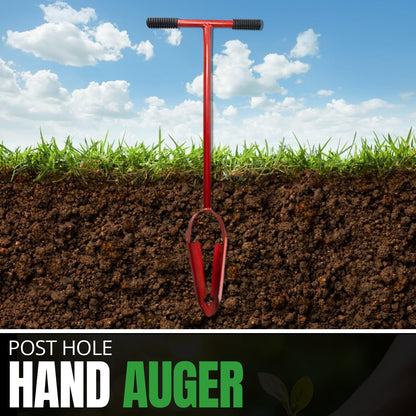 Klassic 4" Dual Blade Manual Post Hole Digger – Garden & Planting Tool