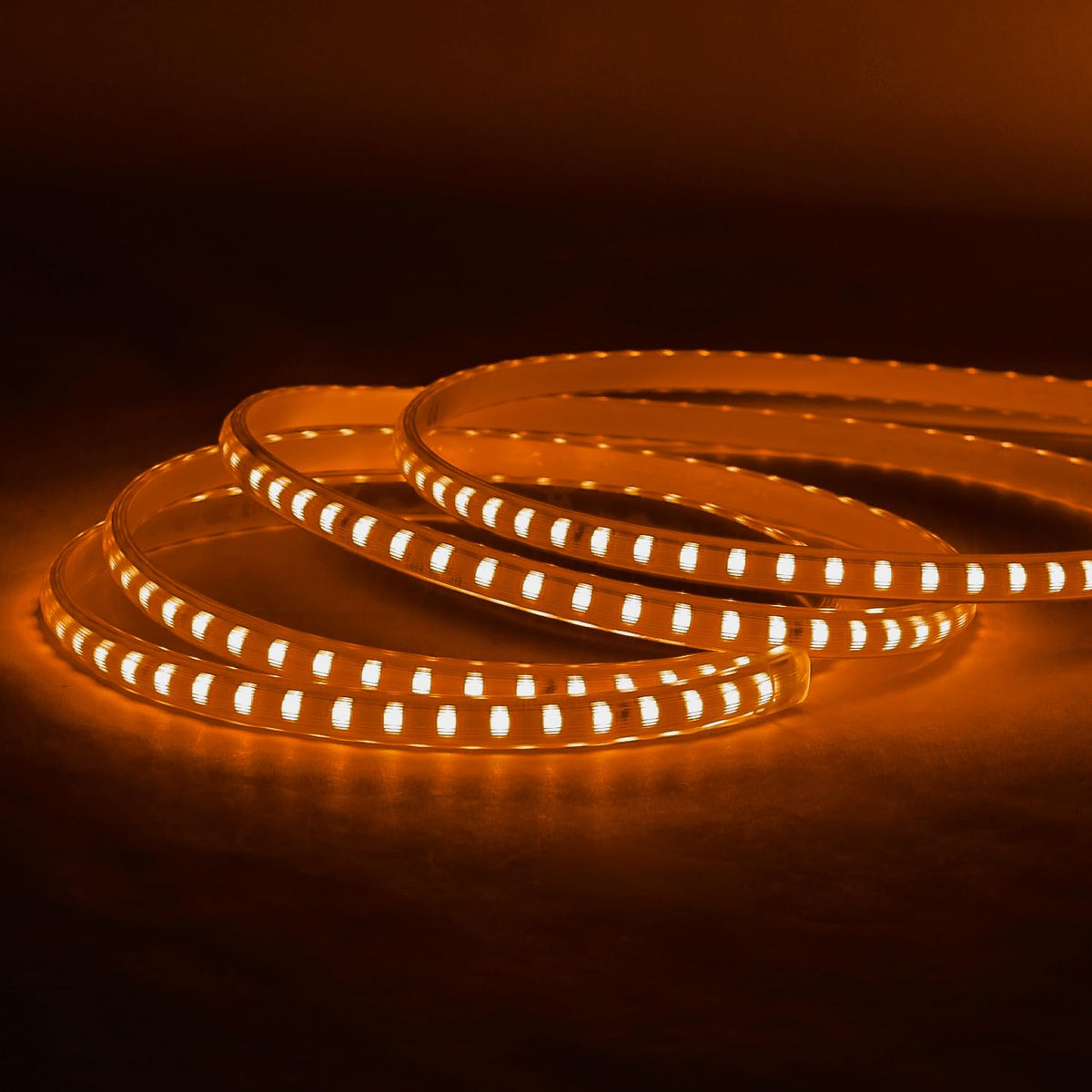Lexton 10M Orange LED Rope Light with 1200 LEDs