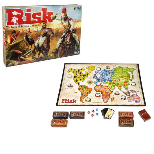 Risk Hasbro Strategy Board Game for 2-5 Players, War Game for Teens & Family, Ages 10+ Gift