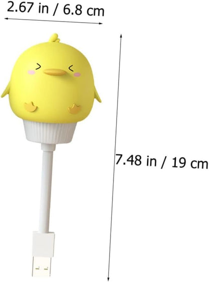 Lexton Cute Duck LED Night Light | USB Plug-in Kids Lamp