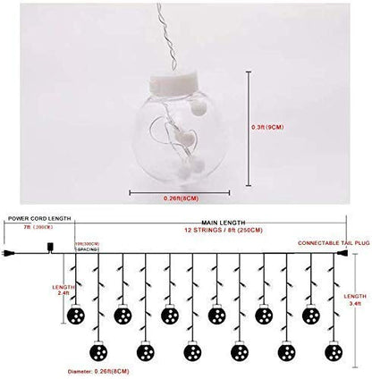 Lexton 8.2 Feet Wish Ball Curtain String Light