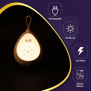 
                  
                    Lexton Cute Kitty Night Light Lamp with USB Rechargeable for Bedroom, Night Lamp, Gifting Purposes, Diwali Light Decoration for Kids Baby Toddler Teen Gift Warm White Colour (Pack of 1)
                  
                