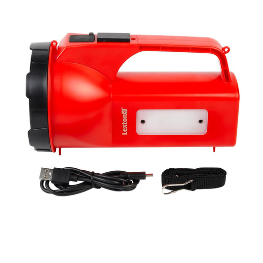 Lexton Thunder Gold 4000mAh Torch, 5W LED, Side Light, Type-C, Power Bank