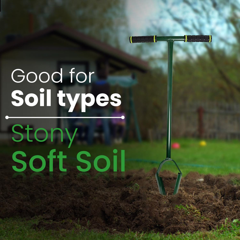
                  
                    Klassic Post Hole Hand Auger | 4" Drill Size | Used for Plantation | Fence Post Manual Digging | Soil Auger | for Planting Trees, Seedlings, Bedding Plants, Deep Cultivating, Digging Seeds
                  
                