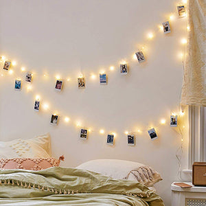 
                  
                    Lexton Photo Clips Battery String Light for Home Decoration (10 Clips,Warm White)
                  
                