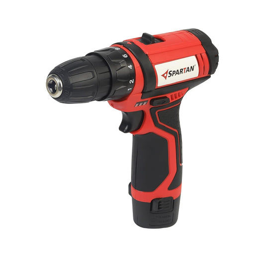 Spartan Cordless Drill 12V, LED & Keyless Chuck