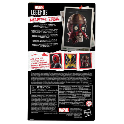 Marvel Legends Headpool with Logan Deadpool Wolverine 6 Inch Action Figure