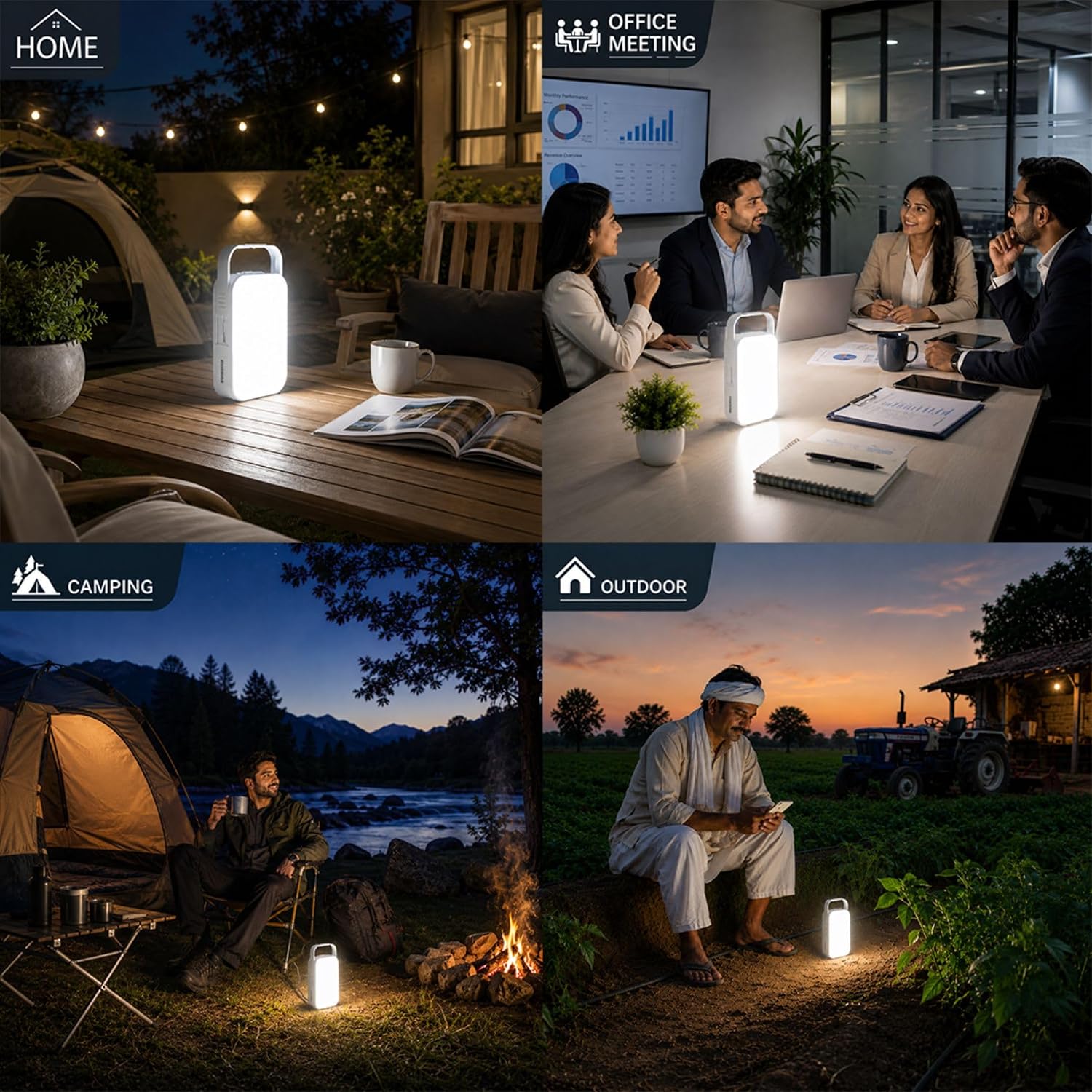 Lexton emergency light for home, office and camping