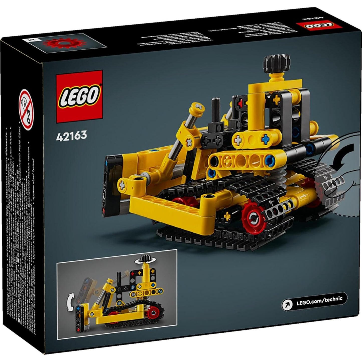 LEGO Technic Heavy-Duty Bulldozer Set 42163 (Box Condition Damaged, Product Fine)