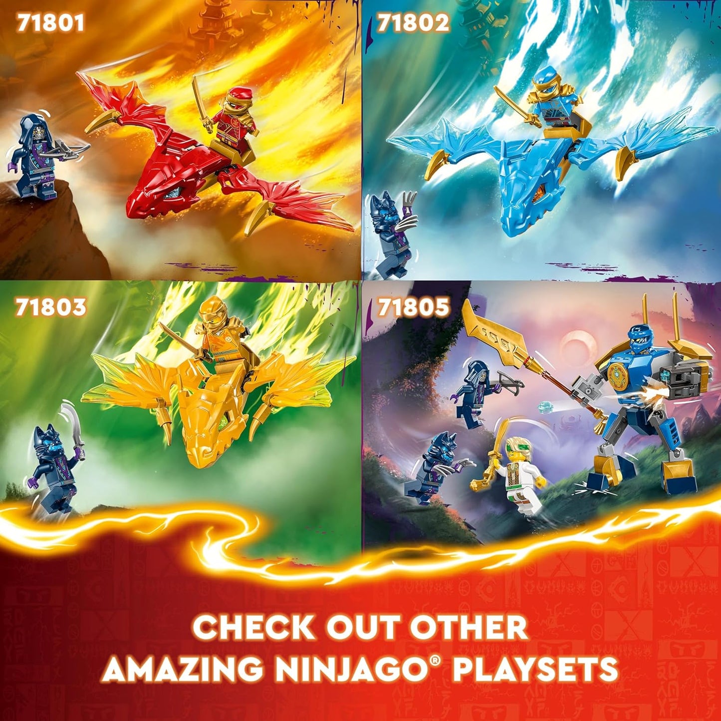 LEGO NINJAGO Battle Mech for exciting ninja adventures (Box Condition Damaged, Product Fine)