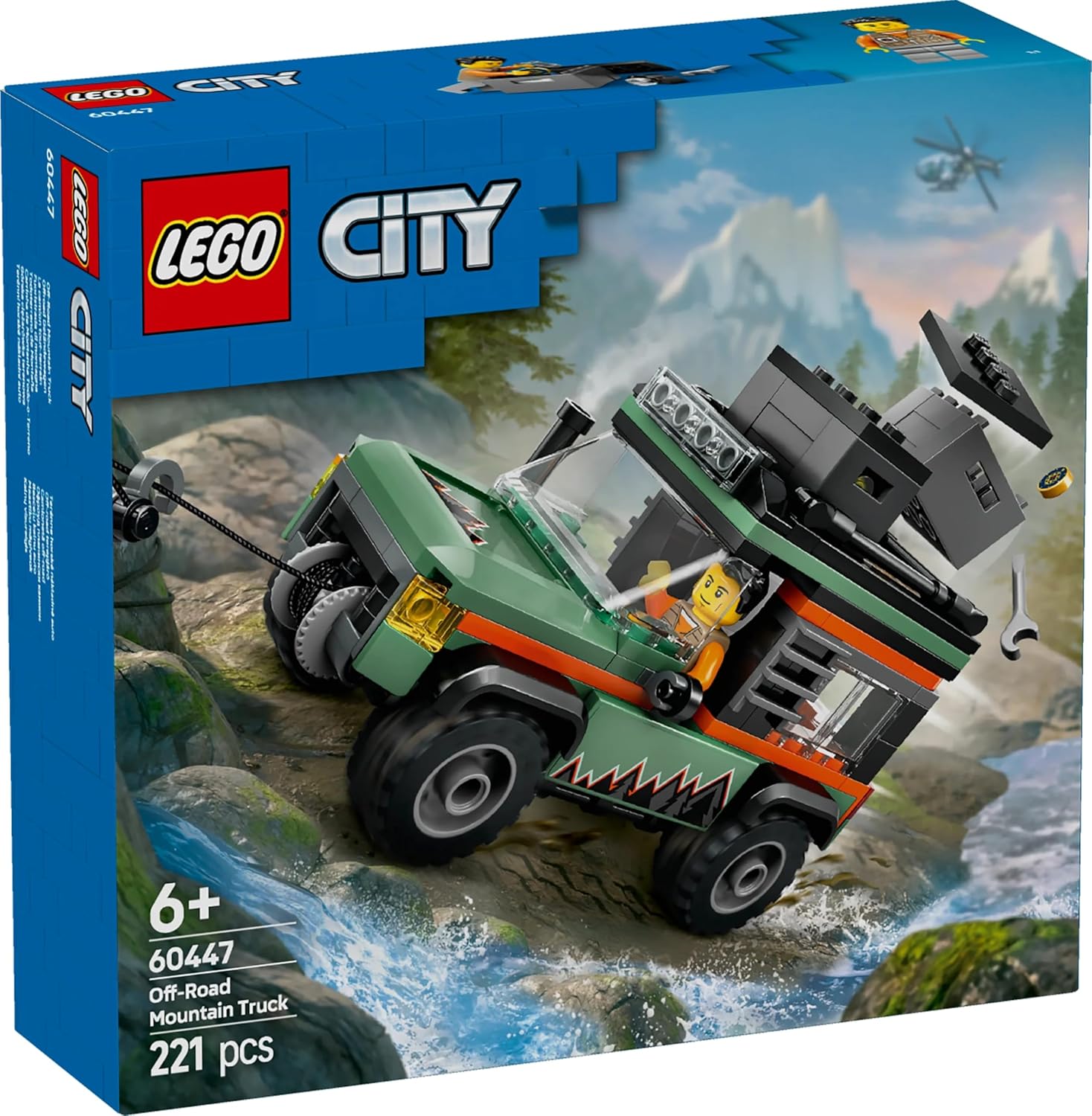 LEGO CITY OFF-ROAD 4X4 MOUNTAIN TRUCK ADVENTURE TOY 60447 1.00 PACK (Box Condition Damaged, Product Fine) iCraft by Eagle