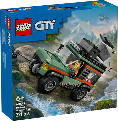 LEGO CITY OFF-ROAD 4X4 MOUNTAIN TRUCK ADVENTURE TOY 60447 1.00 PACK (Box Condition Damaged, Product Fine) iCraft by Eagle