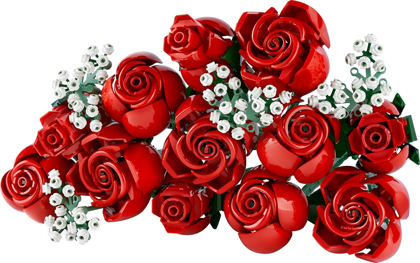 LEGO Rose Bouquet Flower Building Set for Adults, Decorative Gift, 822 Pcs (Box Condition Damaged, Product Fine)