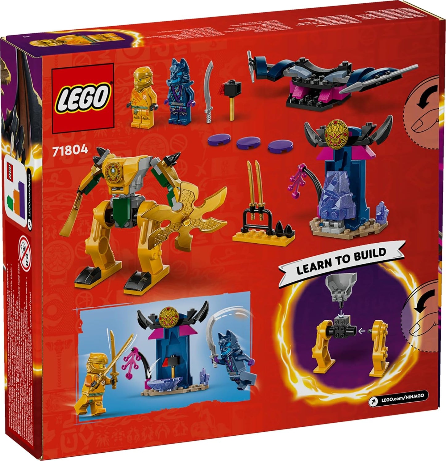 LEGO NINJAGO Battle Mech for exciting ninja adventures (Box Condition Damaged, Product Fine)