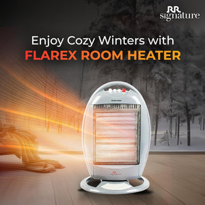 
                  
                    RR Signature HL-315 Halogen Room Heater with 3 Rods, 1200 Watt, 180 Degree Oscillation, Noiseless, Tip Over Switch, Room Heater for Home & Office, RR,Multicolour
                  
                