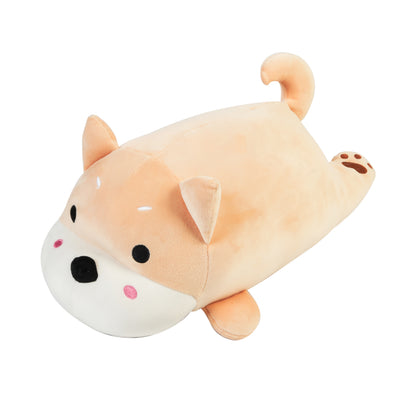 HANKLEY 15 Inch Puppy Plush Toy Khaki Soft Stuffed Dog for Kids & Adults
