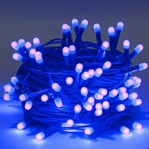 
                  
                    Lexton 36 Feet Long 40 LED Power Pixel Serial String/Fairy Light | Plug Sourced | Suitable for Home & Outdoor Decoration, Diwali, Christmas, Ramadan, Wedding, Party, Festival (Pack of 1, Blue)
                  
                