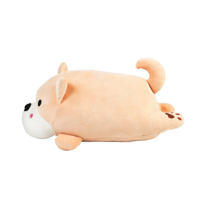 HANKLEY 15 Inch Puppy Plush Toy Khaki Soft Stuffed Dog for Kids & Adults