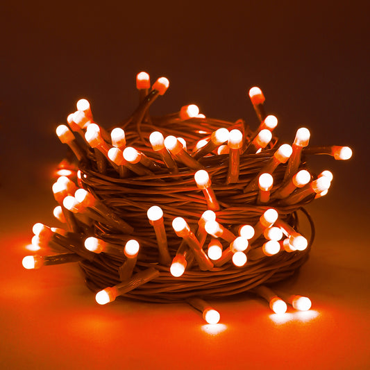 Lexton 40 LED Orange Pixel Fairy String Lights