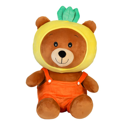 HANKLEY 21 Inch Brown Fruity Bear Plush Toy Soft Teddy Bear for Kids & Gifting