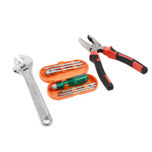 
                  
                    Spartan Tool Kit Set of 8 Pieces| 6 Pcs Screwdriver Set | 8 inch Combination Plier | 8 inch Adjustable Spanner | For Home, Garage, Car, Bike, Industry
                  
                