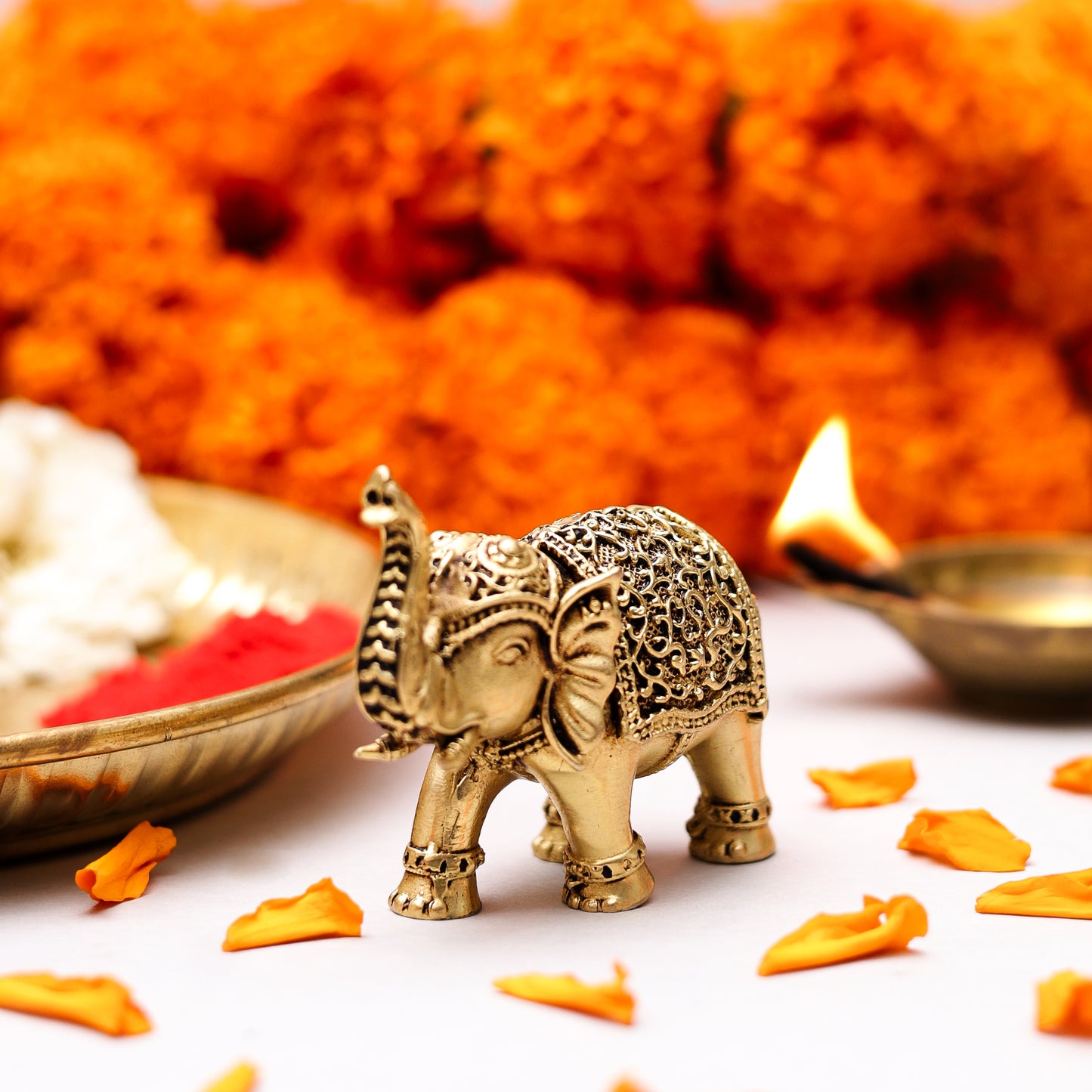 Klassic Brass Elephant Vastu Idol