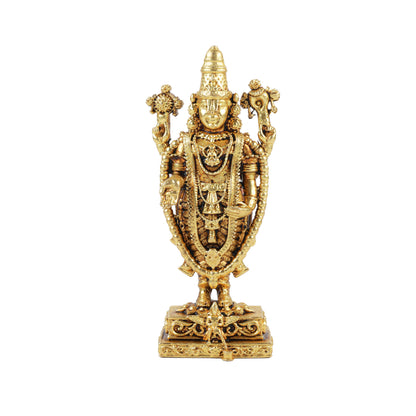 Klassic 3 Inch Brass Tirupati Balaji Idol for Mandir