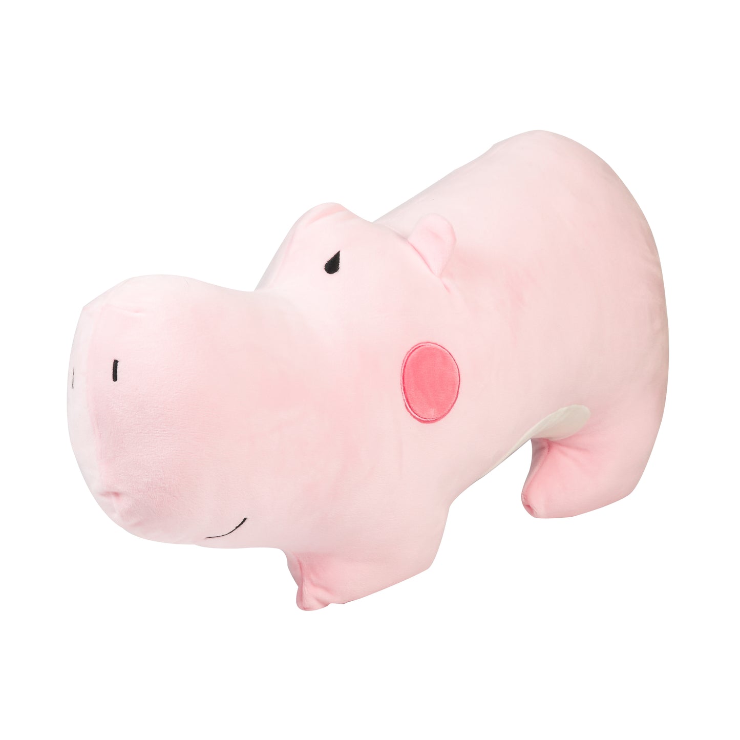 HANKLEY 21.6 Inch Pink Hippo Plush Toy Soft Stuffed Animal for Kids & Gifting
