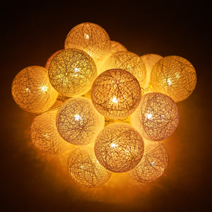 
                  
                    Lexton Thai Decorative Rattan Balls |16 Balls | Warm White |for Festivals, Diwali, Chritmas, New Year,Party Light, Navratri Lights
                  
                