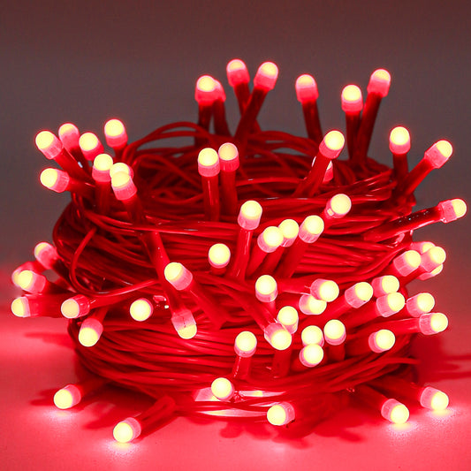 Lexton 40 LED Red Pixel Fairy String Lights