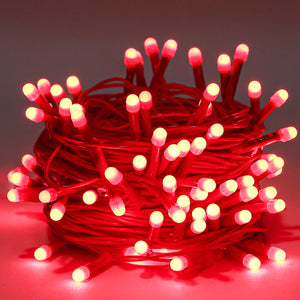 
                  
                    Lexton 36 Feet Long 40 LED Power Pixel Serial String/Fairy Light | Plug Sourced | Suitable for Home & Outdoor Decoration, Diwali, Christmas, Ramadan, Wedding, Party, Festival (Pack of 1, Red)
                  
                