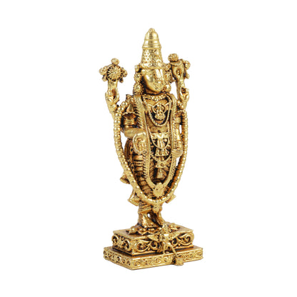 Klassic 3 Inch Brass Tirupati Balaji Idol for Mandir