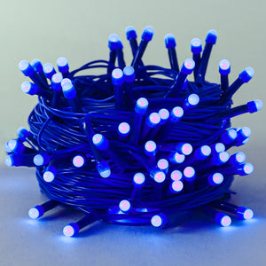 
                  
                    Lexton 36 Feet Long 40 LED Power Pixel Serial String/Fairy Light | Plug Sourced | Suitable for Home & Outdoor Decoration, Diwali, Christmas, Ramadan, Wedding, Party, Festival (Pack of 1, Blue)
                  
                