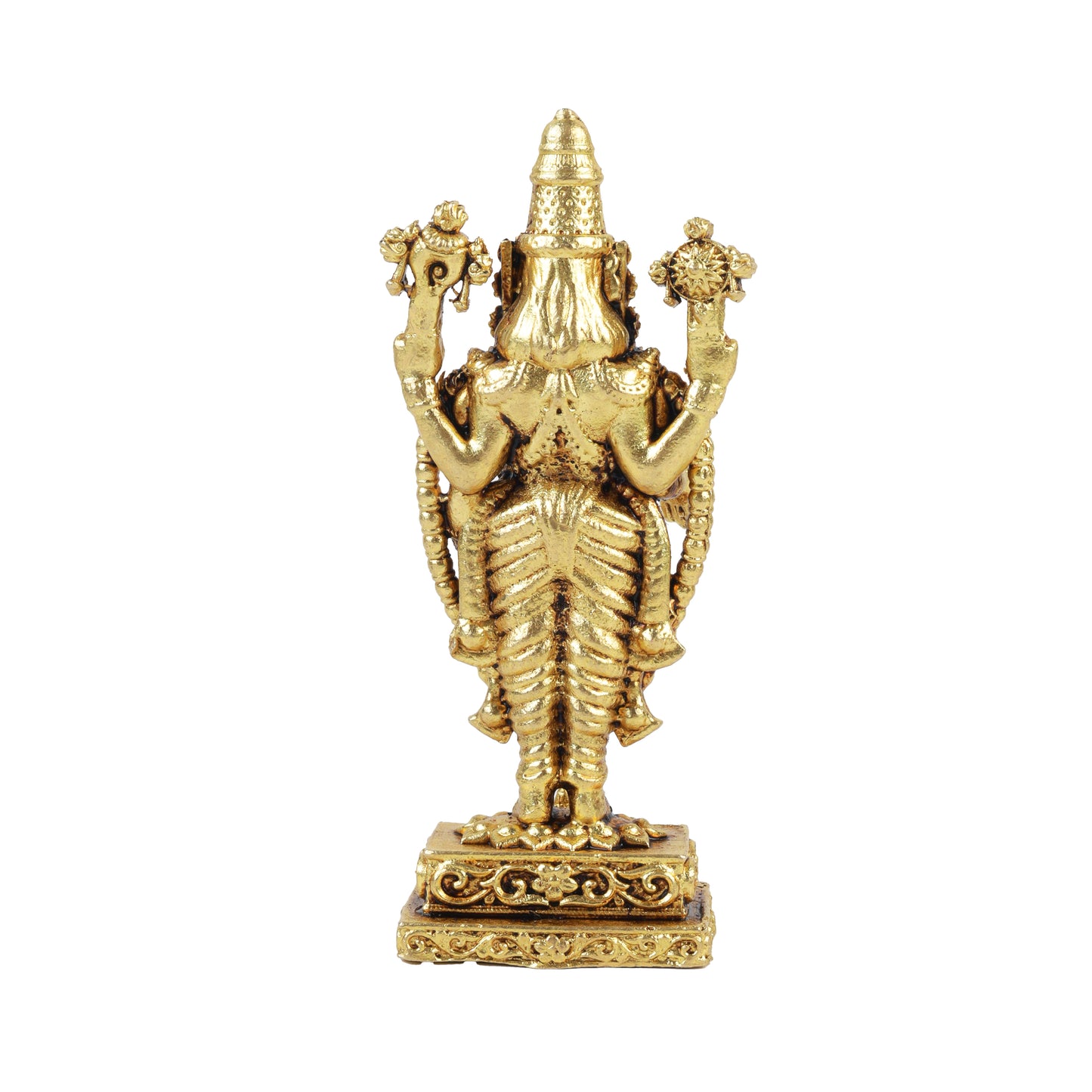 Klassic 3 Inch Brass Tirupati Balaji Idol for Mandir