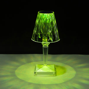 
                  
                    Lexton Diamond Shape Rechargeable Table Lamp | RGB Color Changing Light | Touch Control | Acrylic | Modern Style | Suitable for Bedroom, Office, Bar, Wedding (Pack of 1, White)
                  
                